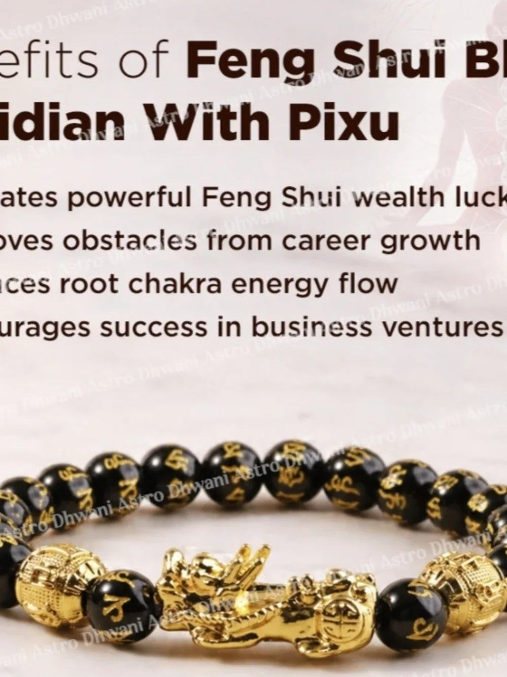 Men's Feng Shui Budda  Meditation Braclet!